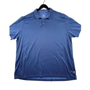 Tommy Bahama Men's Polo Shirt XXXL Blue Short Sleeve Casual